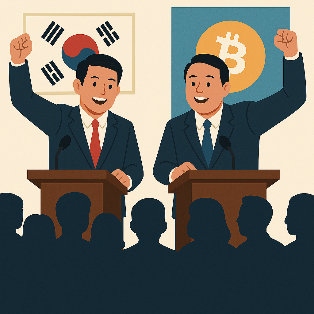 South Korean Crypto Wins as Presidential Nominees Back Reforms