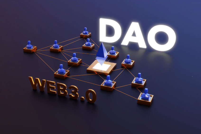 Role of smart contract in DAO