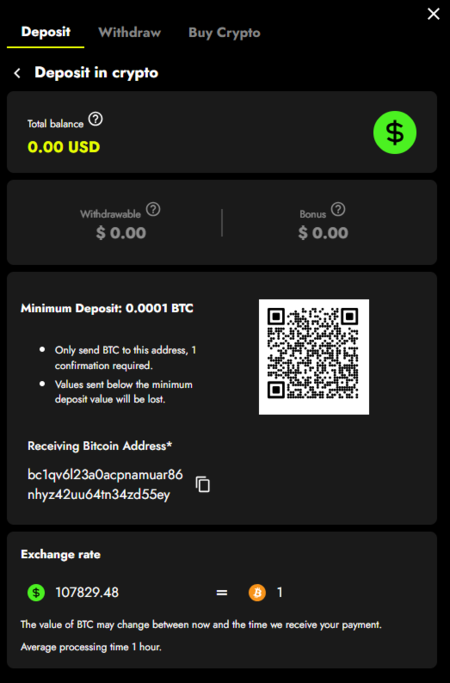 Telbet Casino’s comprehensive Wallet section caters to novice players.