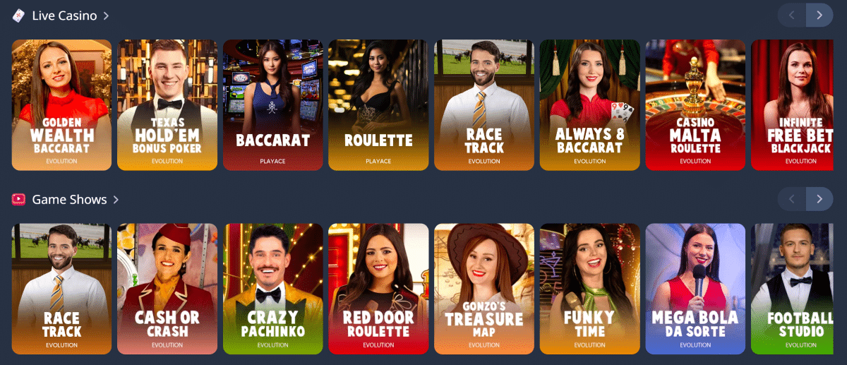 k8 casino games