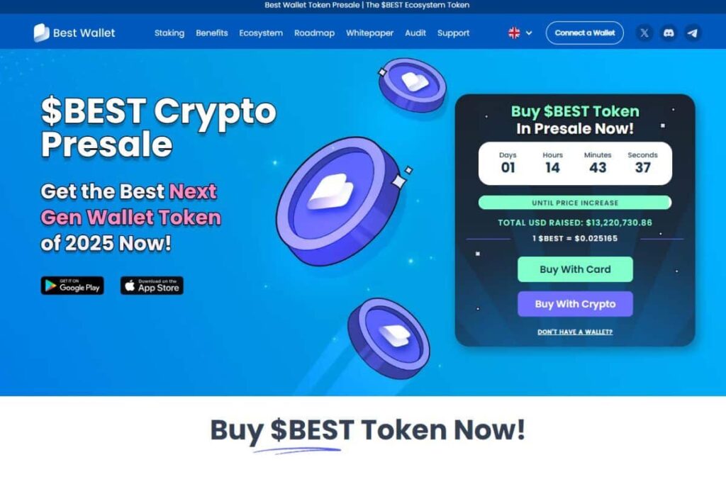 Best Wallet Token (6) Κρυπτονομίσματα για αρχάριους