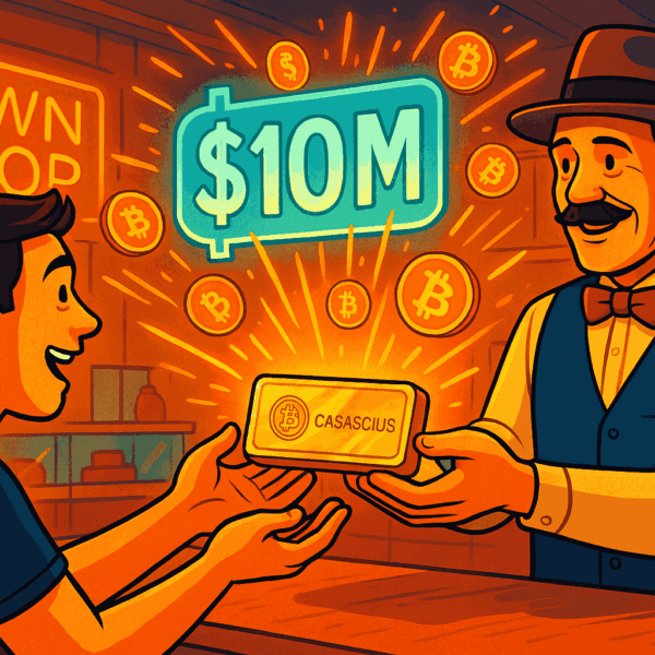Bitcoin Casascius Bar Bought for $500 Now Worth $10 Million