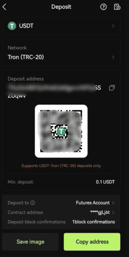 Bitunix Deposit