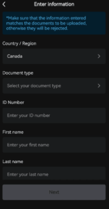 Bitunix KYC