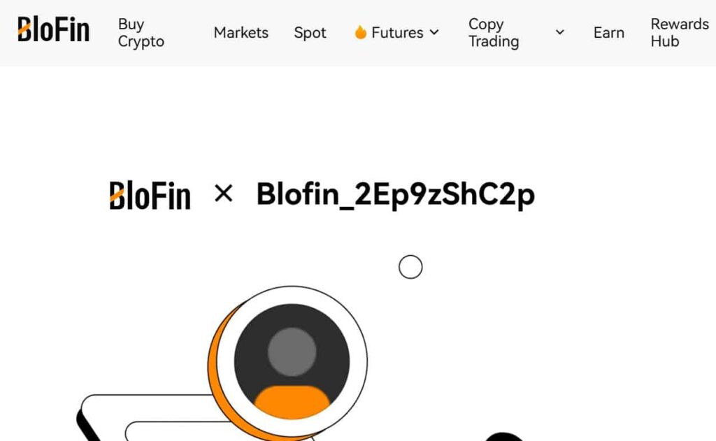 BloFin homepagina