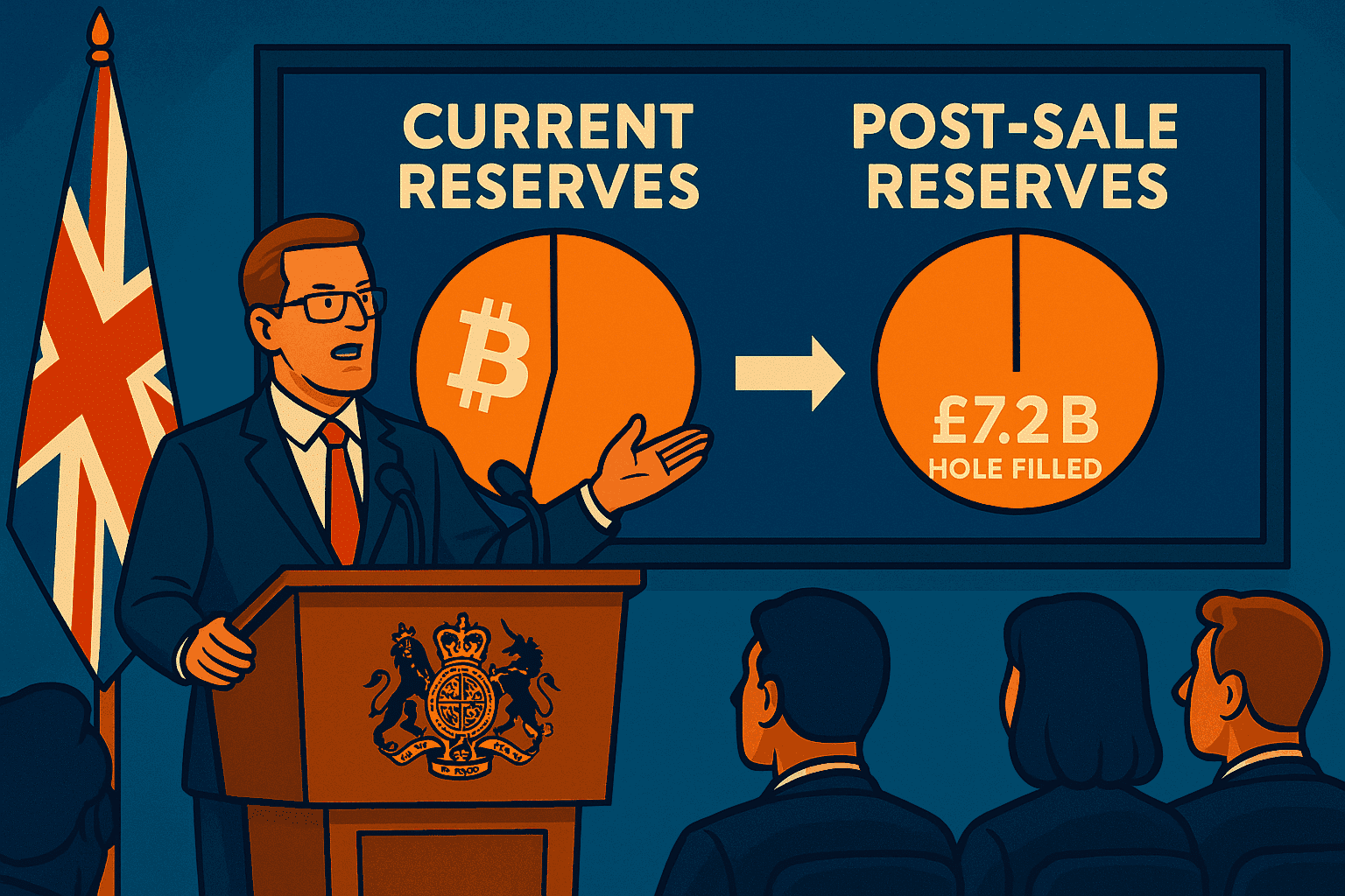 Britain Weighs Selling $7.2 Billion Bitcoin Hoard to Fill Budget Gap
