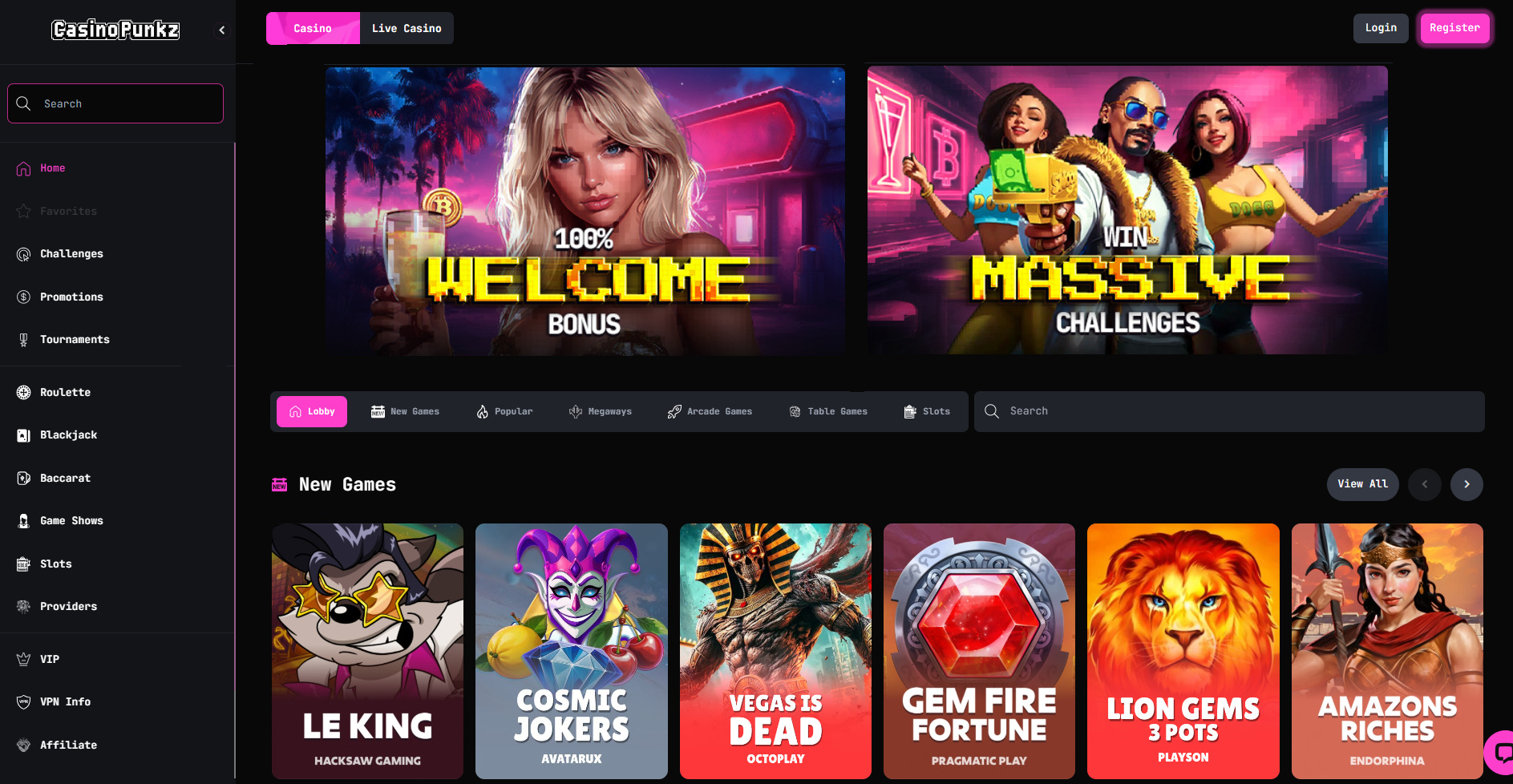 Casinopunkz online casino