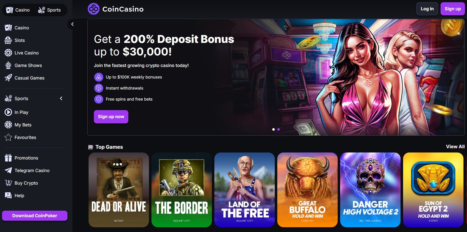 CoinCasino Best BC Game Alternative