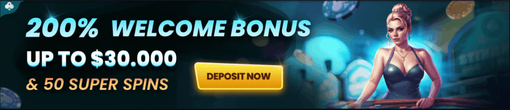 Claim a $30,000 and 50 free spin welcome bonus at CoinCasino