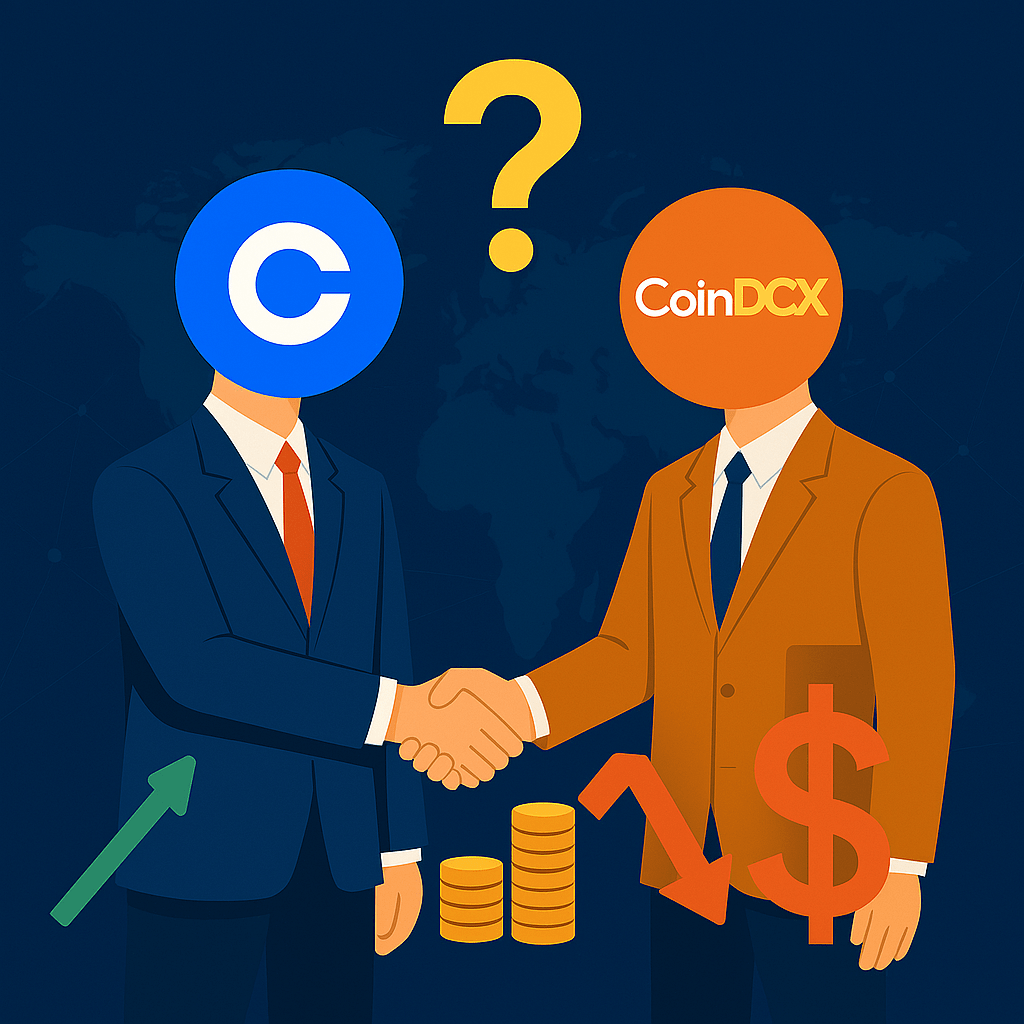 CoinDCX Acquisition By Coinbase Reportedly In Final Stages At Sub $1B Valuation