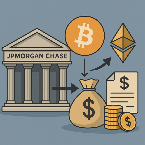 JPMorgan Chase To Start Crypto-Backed Lending Against BTC And ETH Starting Next Year