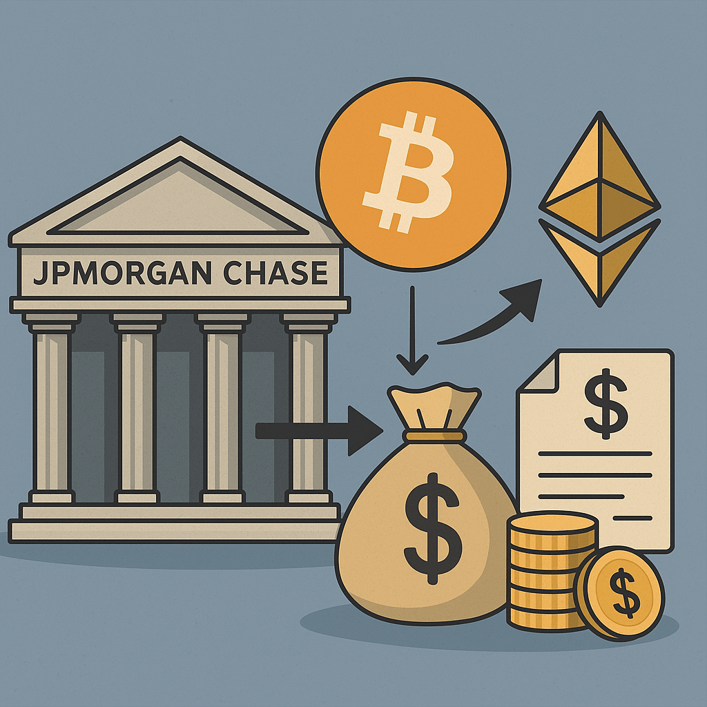 Crypto-Backed Lending by JPMorgan Planned for Next Year