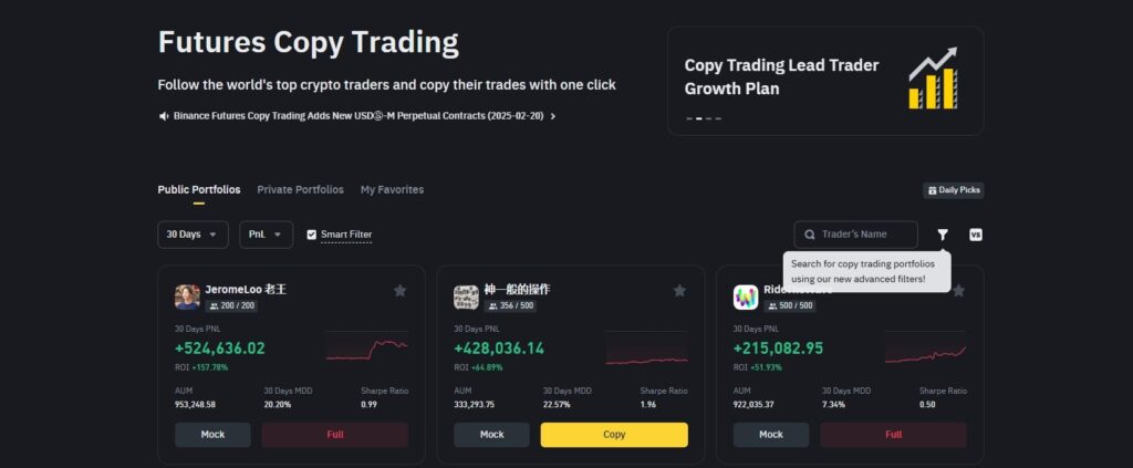 Crypto kopen met creditcard op Binance - homepagina