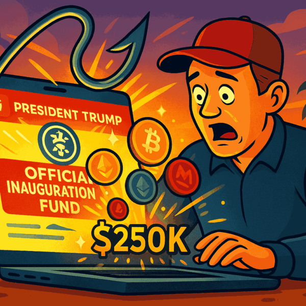 Donor Tricked Out of $250,000 in Crypto by Fake Trump Inauguration Email Scam