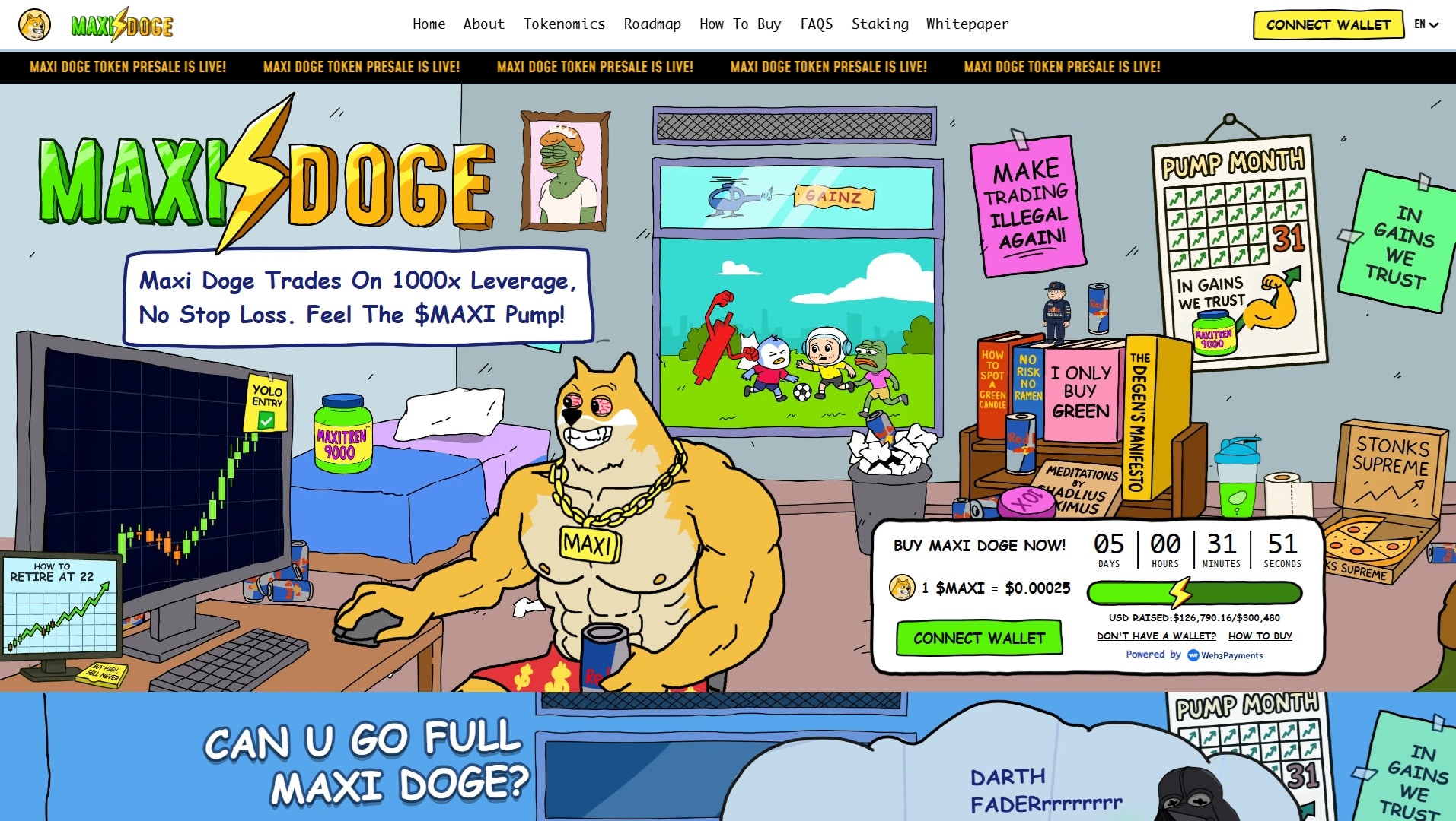 Maxi Doge Token presale strona główna kryptowaluta