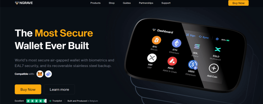 NGrave - one of the best DeFi wallets