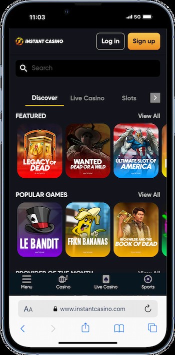 Nummer 1 casino Telegram Instant Casino
