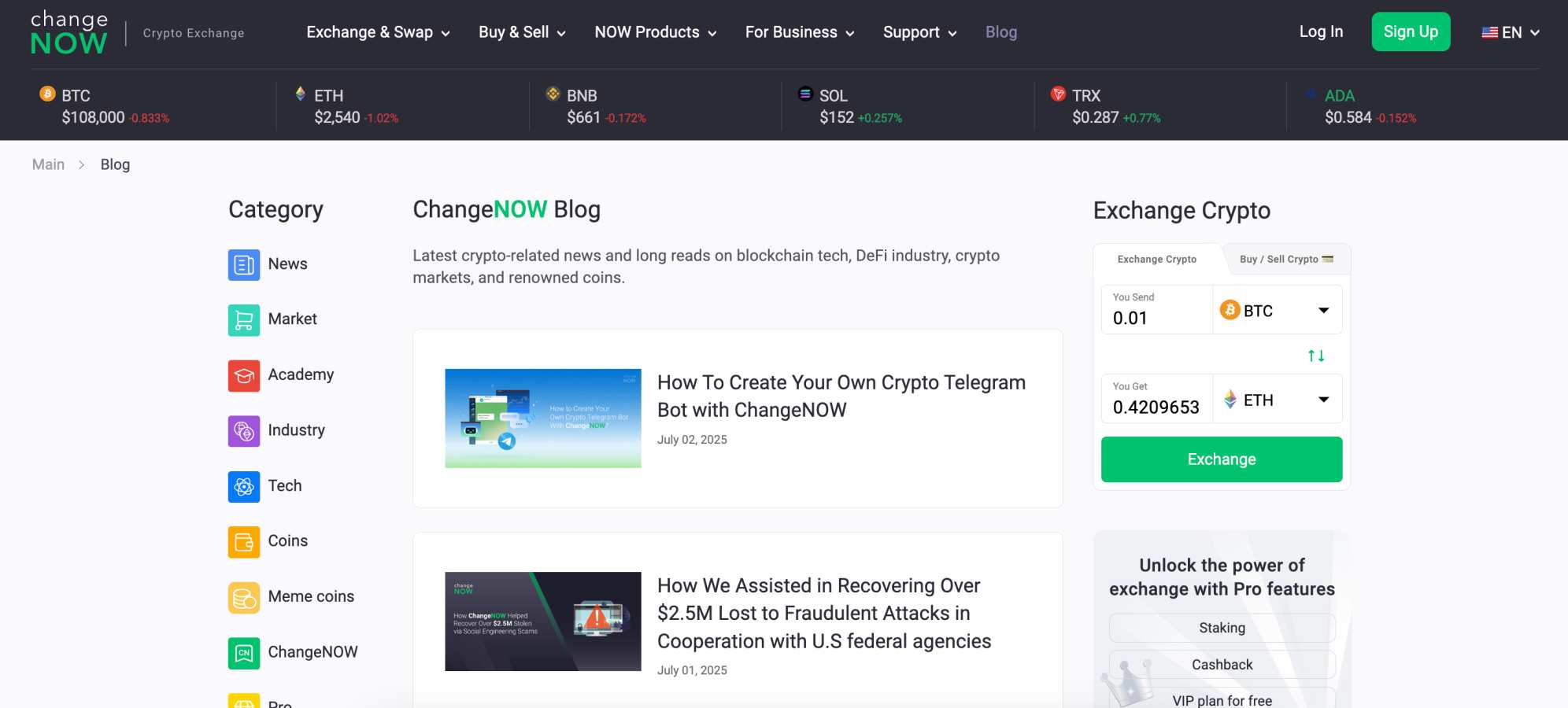 ChangeNOW Review for 2026 - Pros, Cons, and Fees