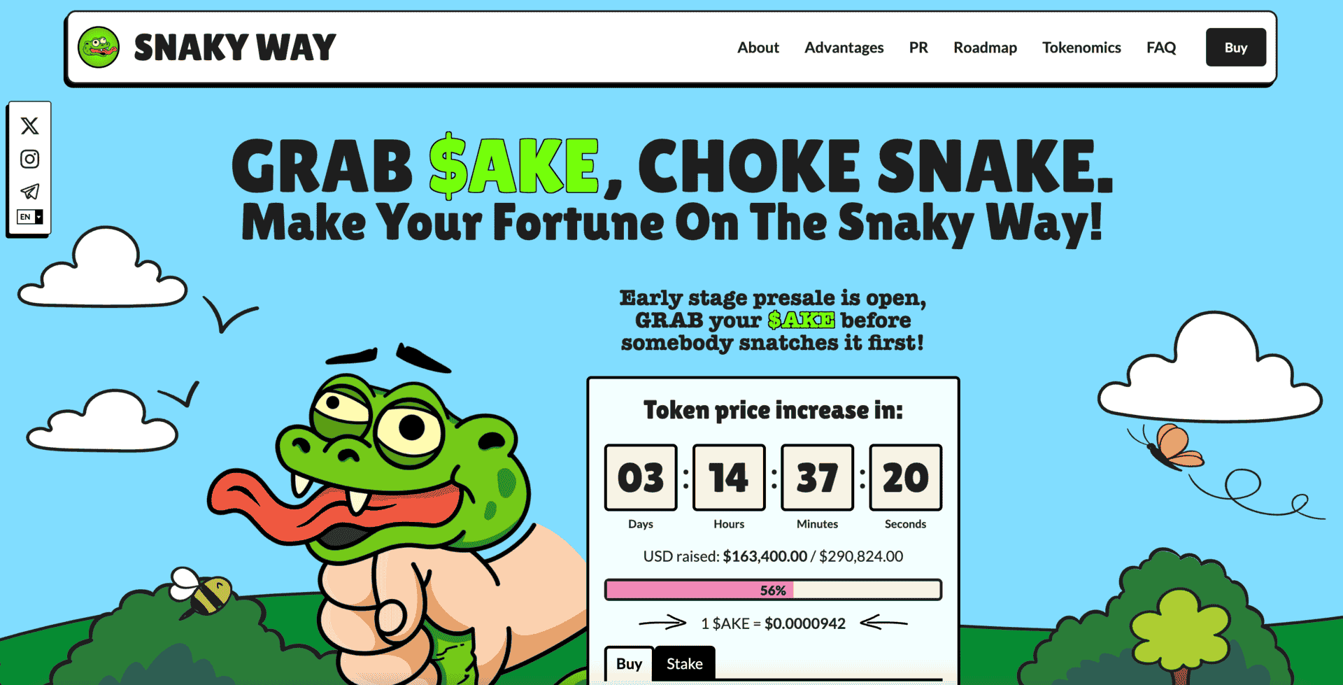 Snaky Way presale
