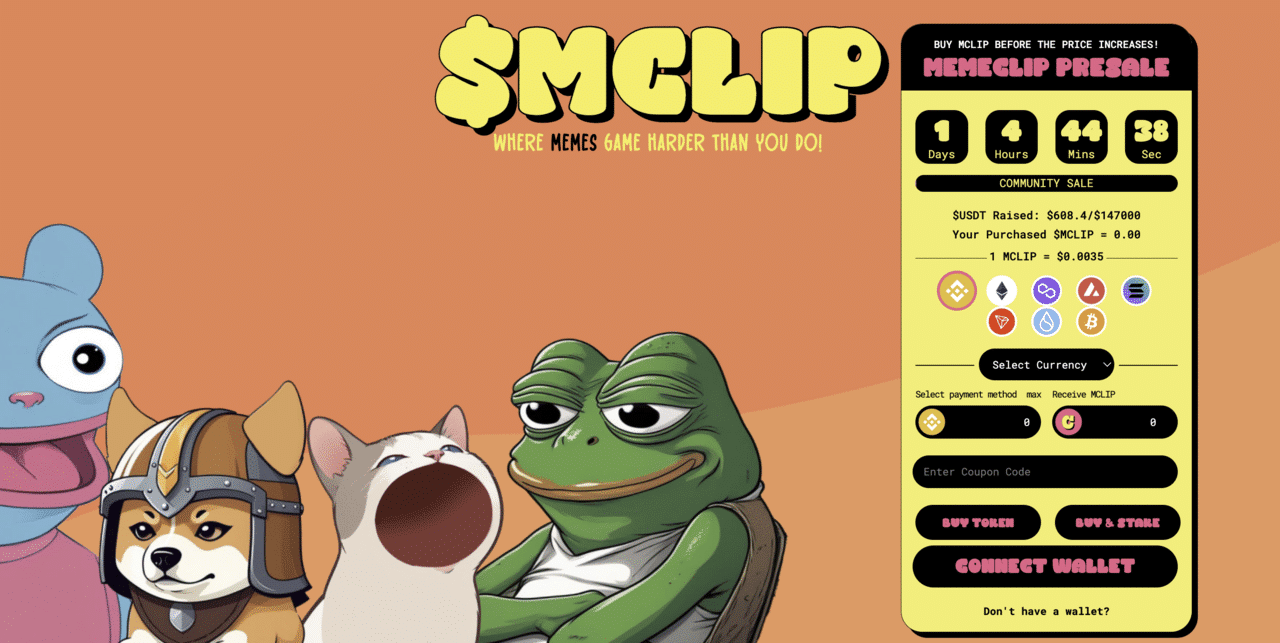 MEMEClip Presale