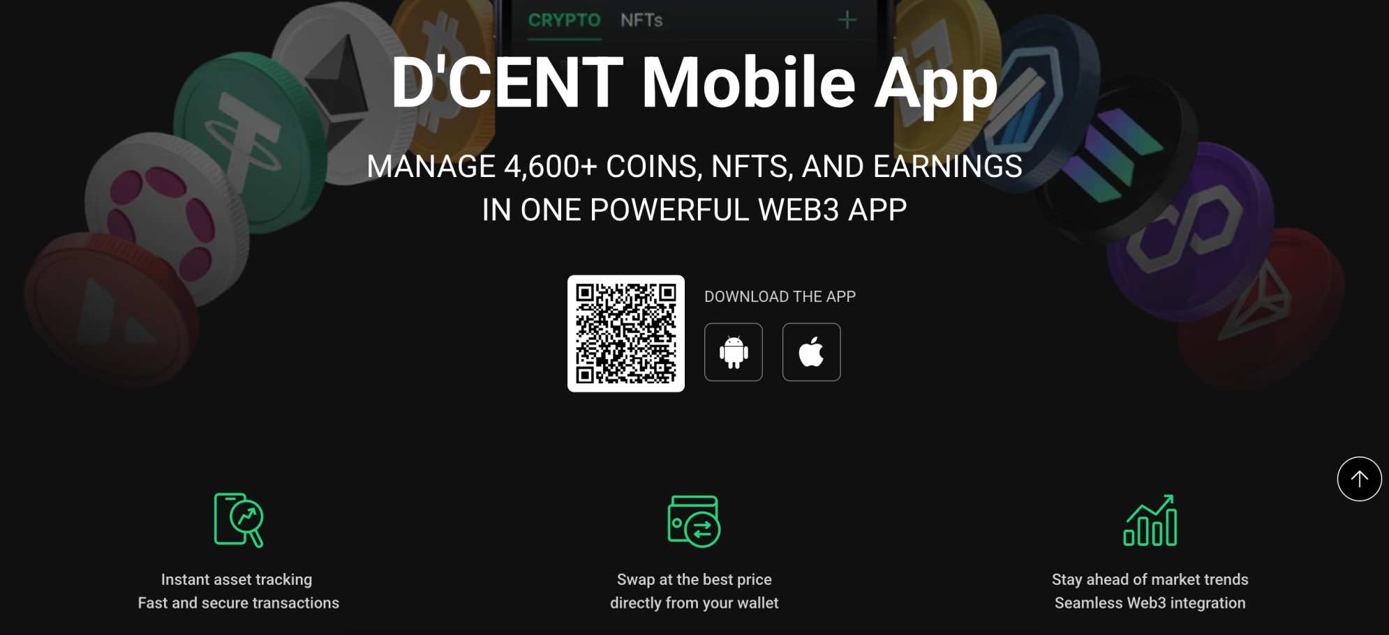 D'CENT Web 3.0 app