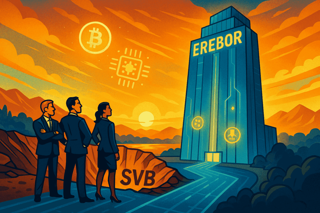 Tech Titans Launch Erebor Bank to Fill SVB’s Void for Crypto and AI Startups