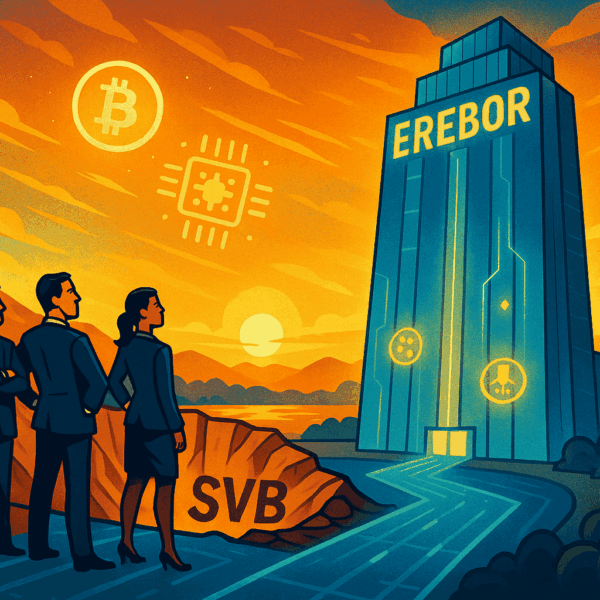 Tech Titans Launch Erebor Bank to Fill SVB’s Void for Crypto and AI Startups