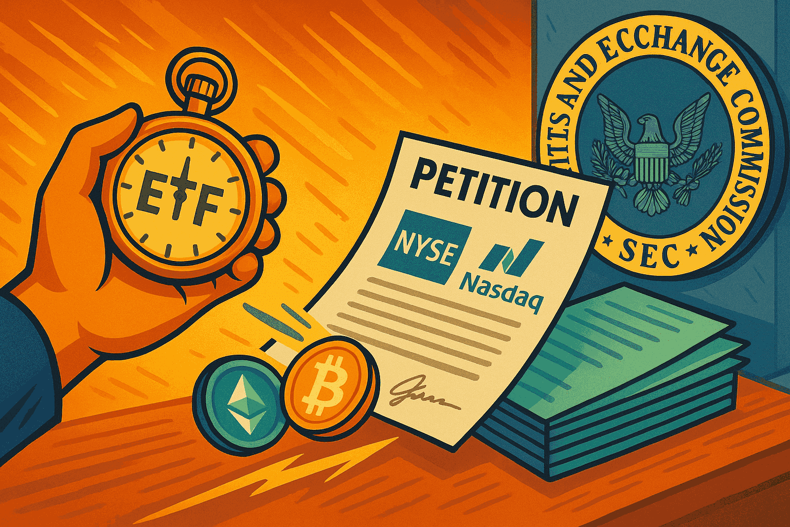 U.S. Exchanges Push SEC to Speed Up Crypto ETF Listing Rules