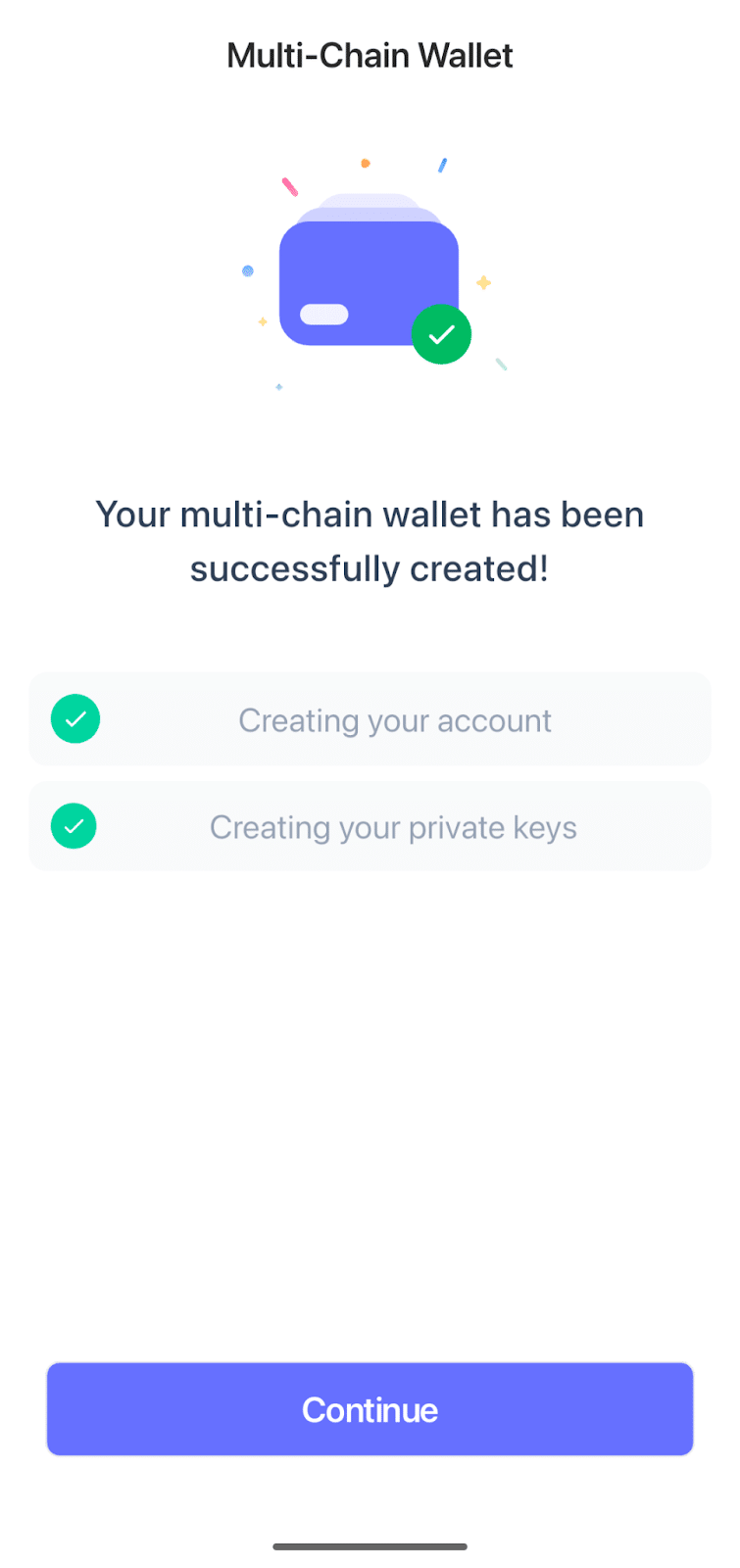 best wallet create multi-chain wallet