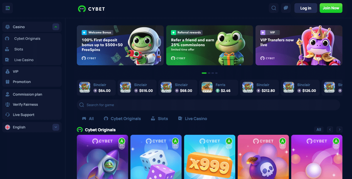 cybet casino review