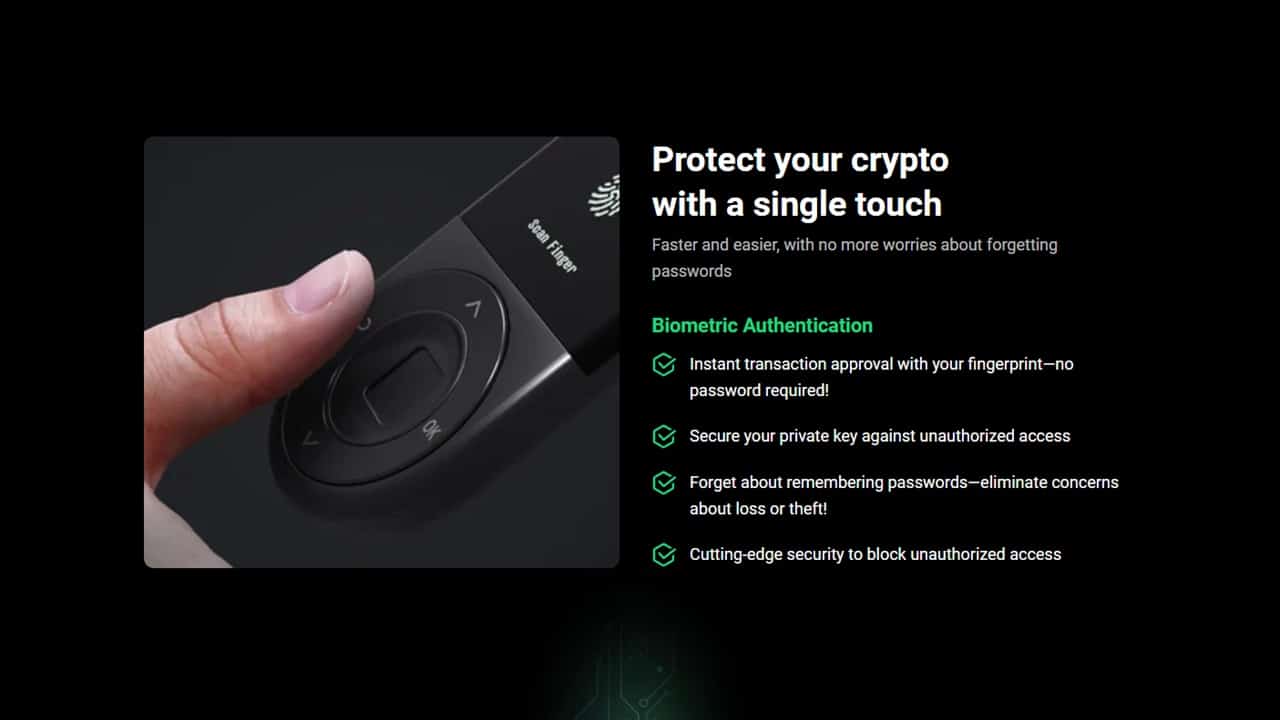 D'CENT Wallet Review - security