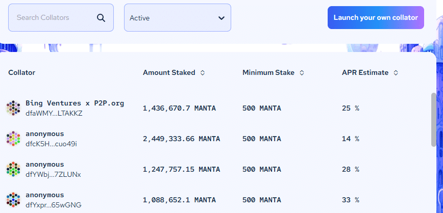how to stake manta