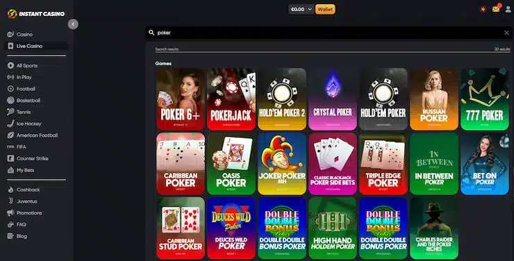 Instant Casino spellen - bookmaker zonder Cruks in 2025