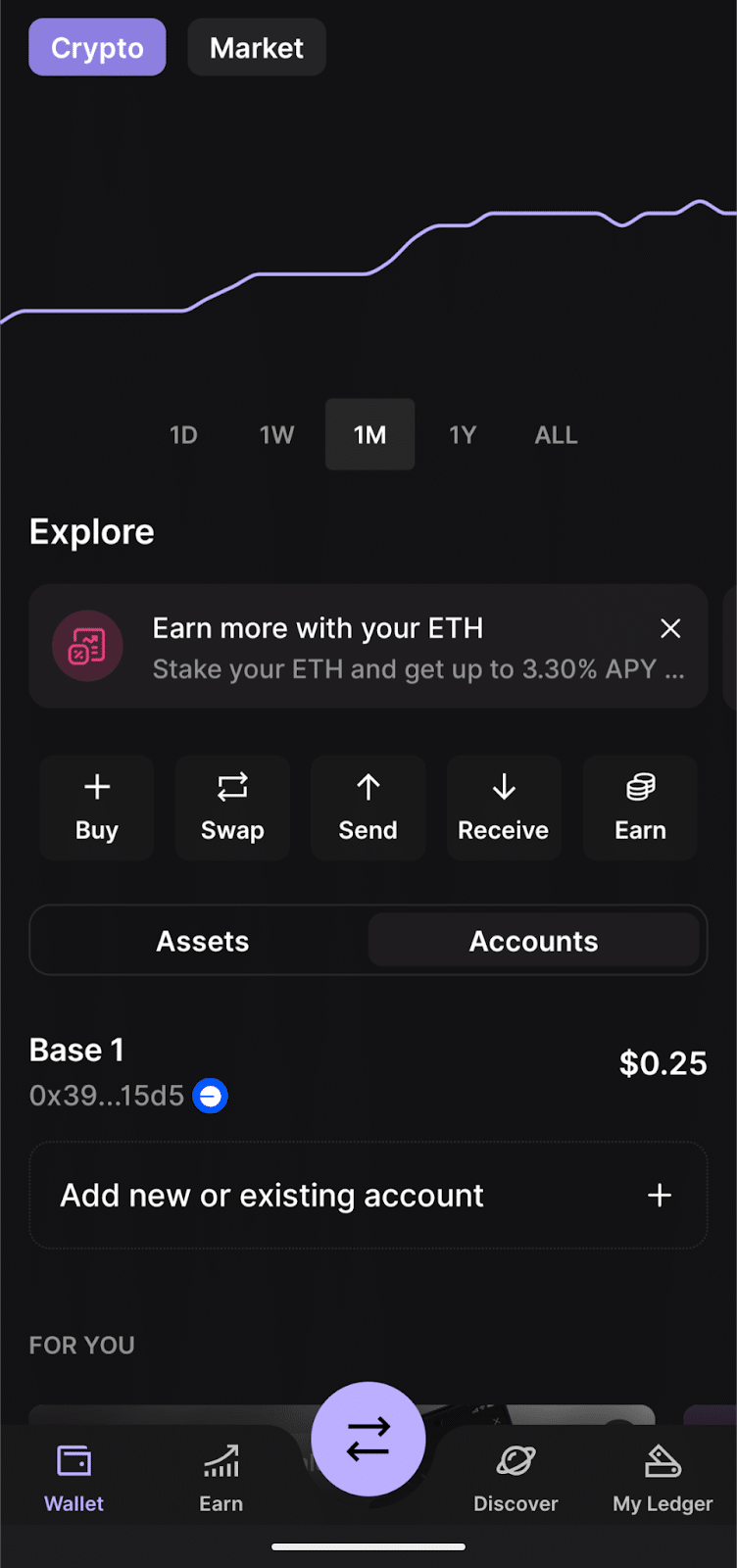 ledger live aptos wallet