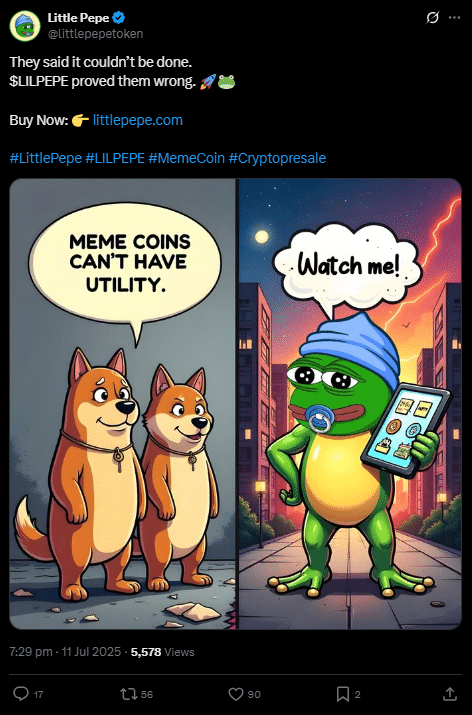 They said it couldn’t be done. $LILPEPE proved them wrong. 🚀🐸