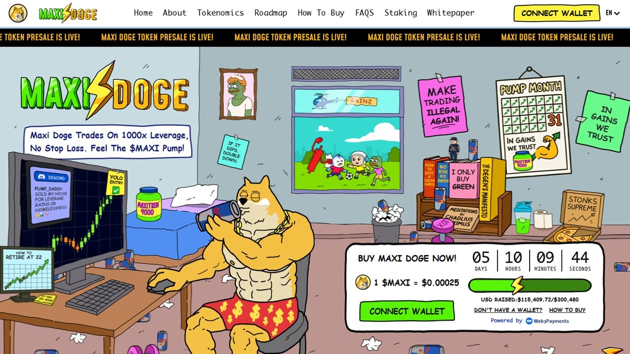 Maxi Doge presale