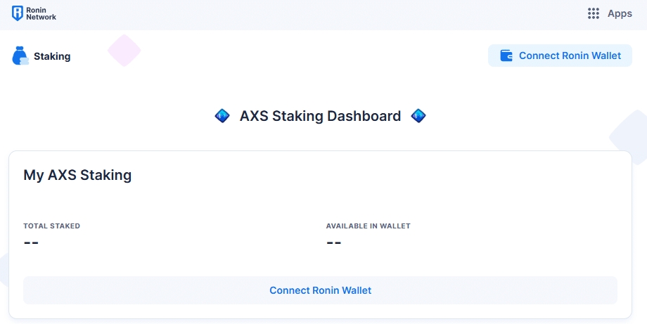 AXS Staking Rewards
