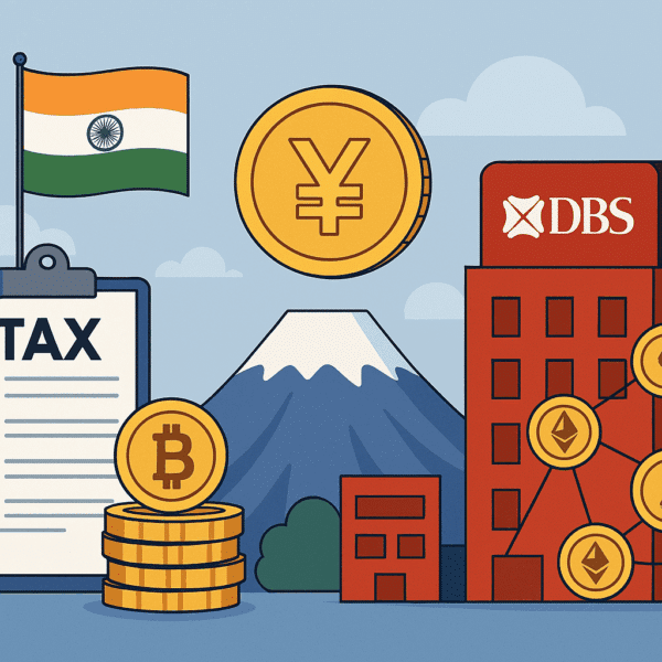 This Week In Crypto Asia: India’s Crypto Tax Reforms, Japan’s Stablecoin Push, And DBS’s Tokenization Drive