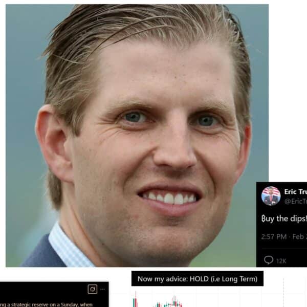Eric Trump Crypto Signal: U.S. President’s Son Buying The Dip