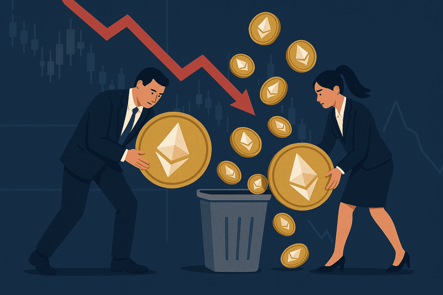 ETH Outflows Worsen As BlackRock And Fidelity Dump ETH ETFs