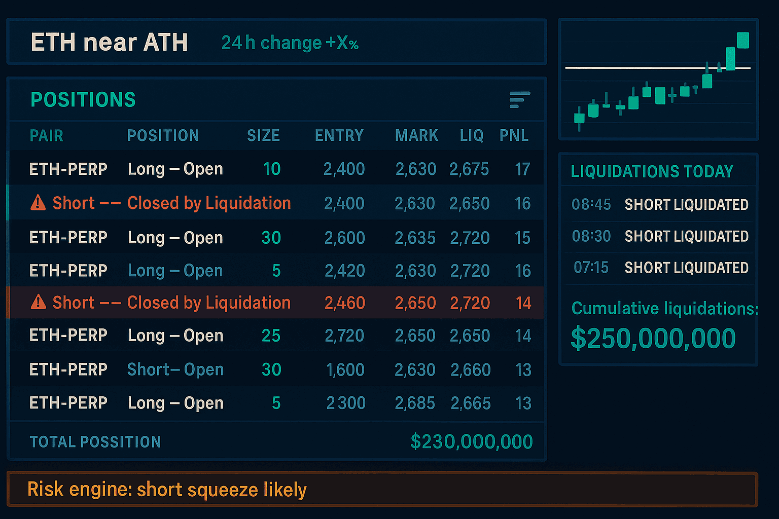 Ethereum Shorts Crushed: $259M Lost as Price Nears ATH
