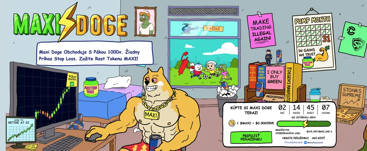 Maxi doge najlepšie kryptomeny
