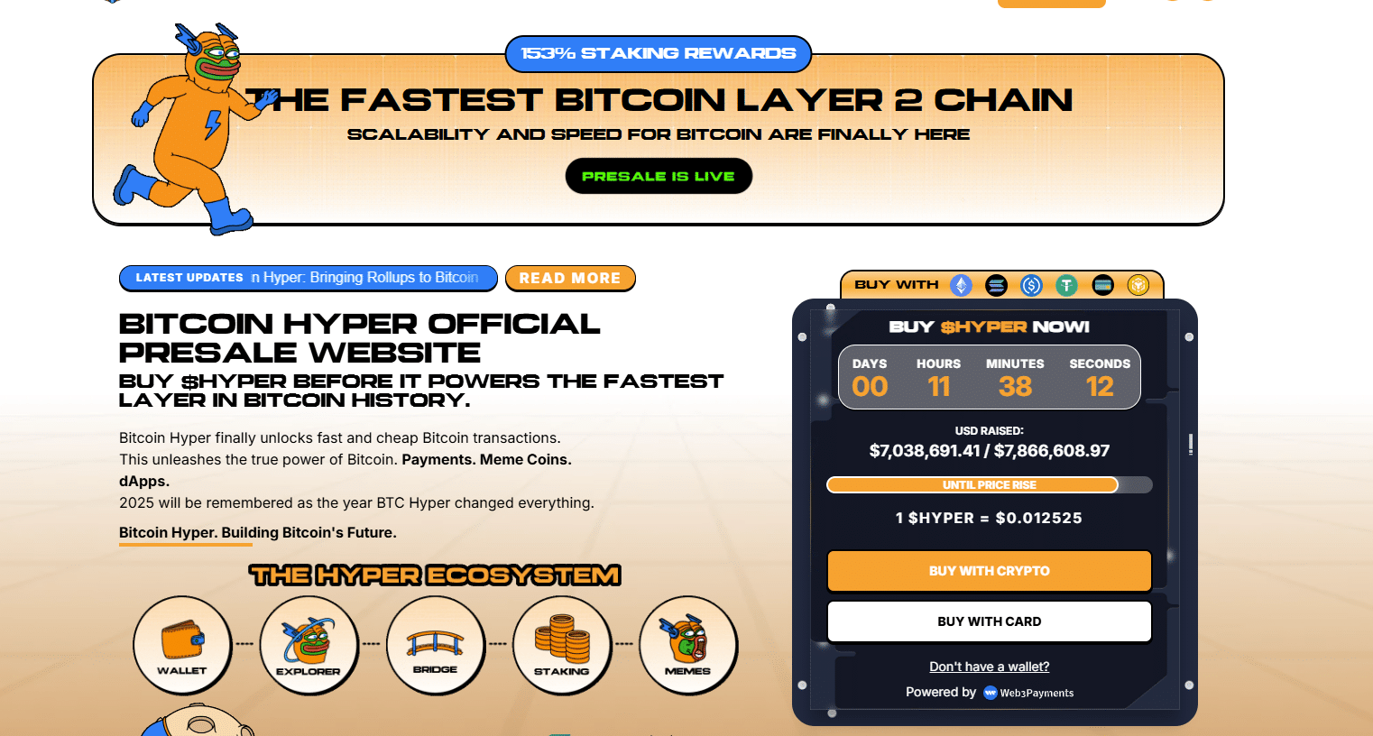 Bitcoin is recovering and might break higher to $140,000. Bitcoin Hyper is one of the best cryptos to buy, raising over $6.7 million