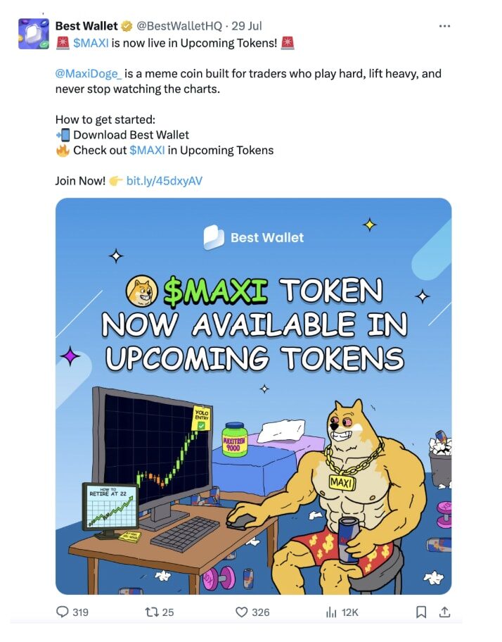 Best Wallet, fresh from receiving WalletConnect Certified accreditation, has launched Solana chain support and full BTC swaps.