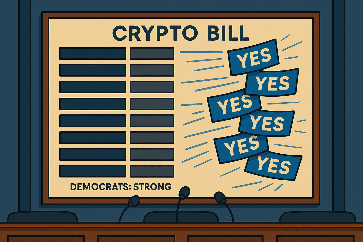 Up to 18 Democrats Could Back Senate Crypto Bill