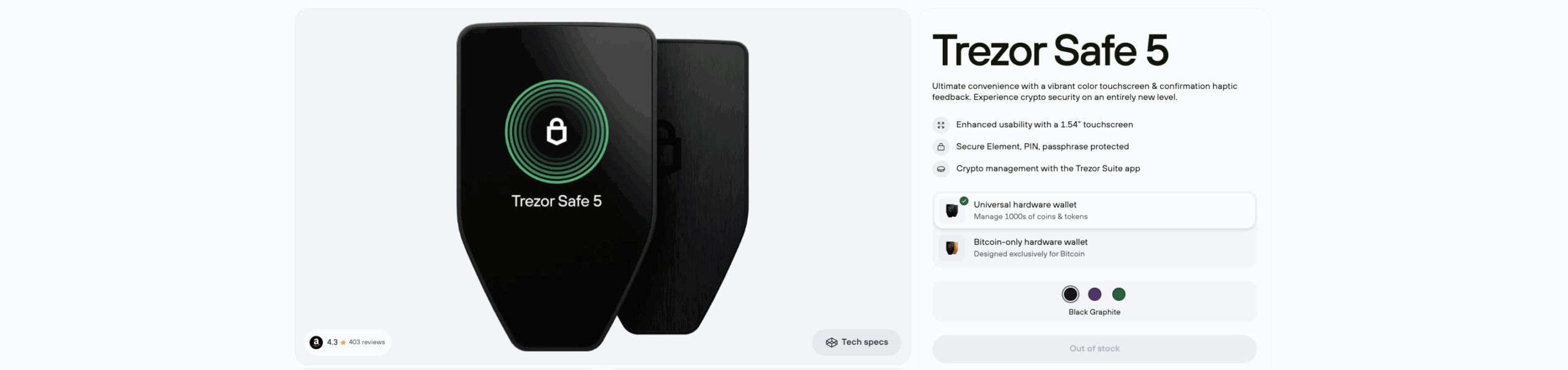 Popular Privacy Coin Hardware Wallets