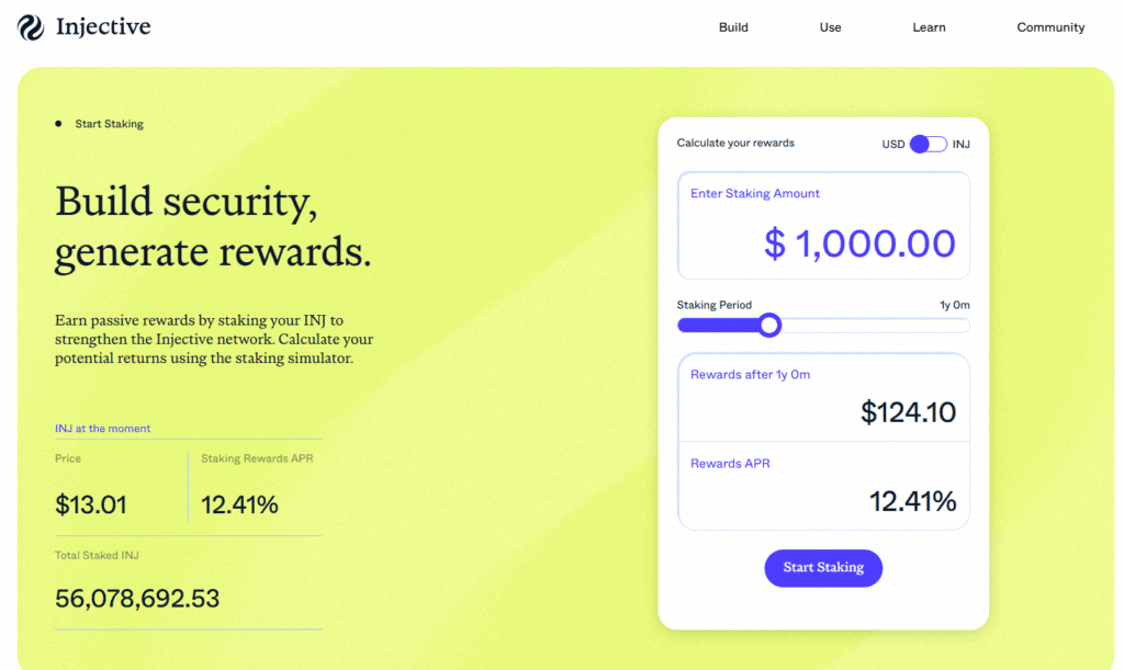 What is INJ Staking?