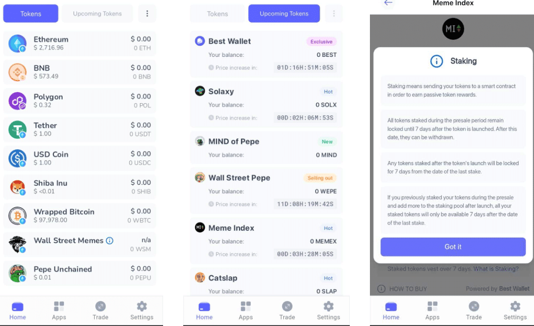 Best Wallet Stablecoin Staking