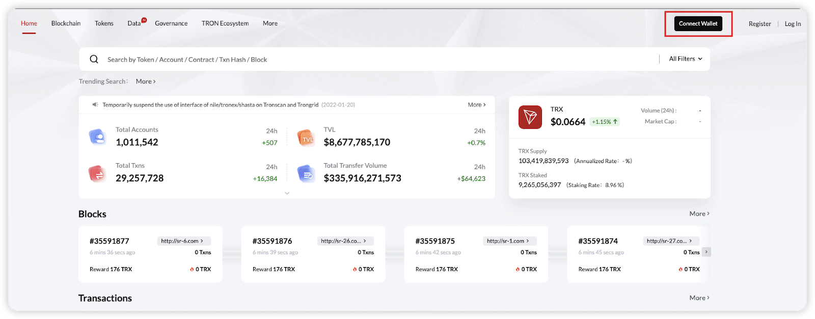 How to unstake TRON coin