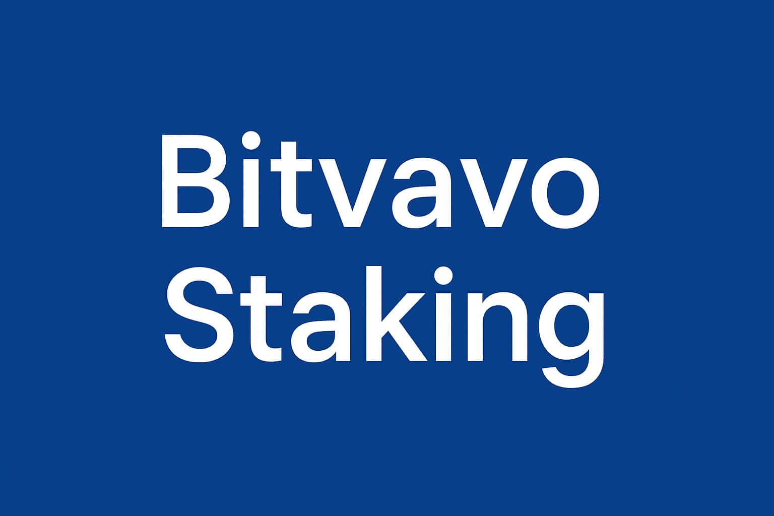 Bitvavo Staking Review 2026: Features & Rewards